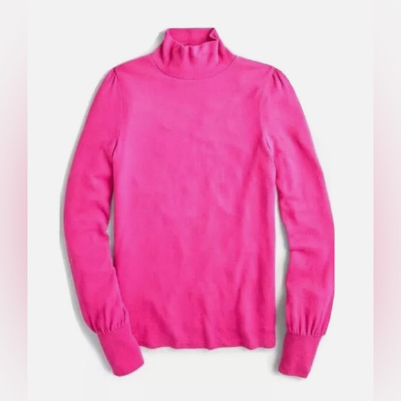 J. Crew Sweaters - J.Crew Mock Neck Pullover Sweater w/ Balloon Sleeves